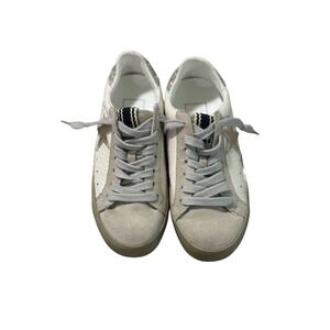 Shu Shop Paula Toddlers Bone Snake Star Sneakers Silver Glitter Shoes Size 11